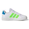 Adidas Neo Grand Court 2.0 K Synthetic Leather Comfortable Low-Top Sneakers Kids Sneakers White Green GW6505