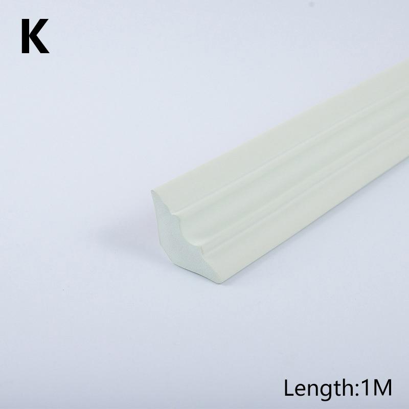 Новый NBR кромкооблицовочный самоклеящийся стикер на стену, украшение на потолок, верхний угол, мягкая линия