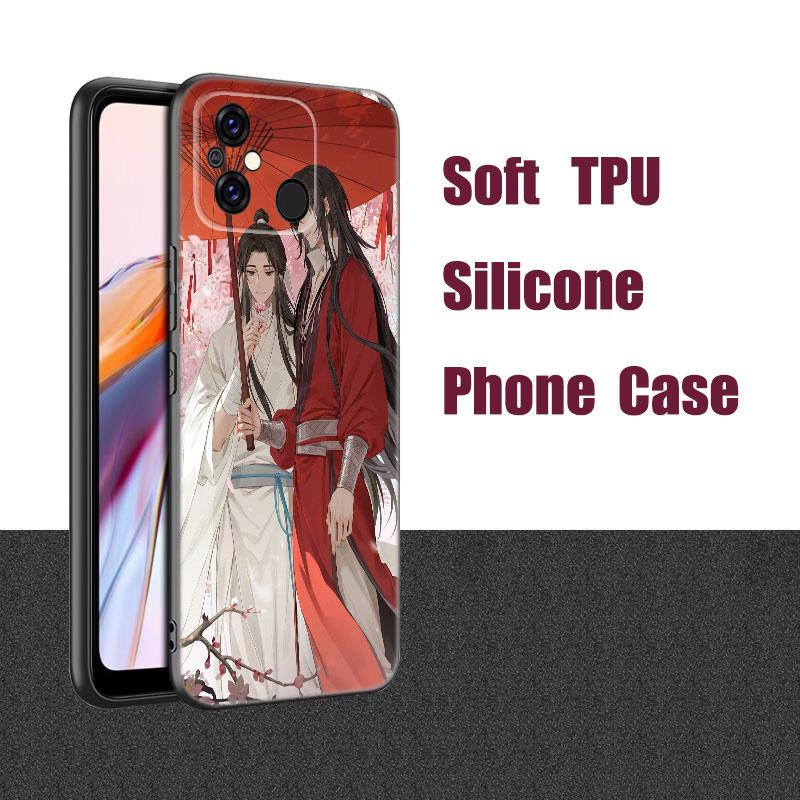 Благословение Небесного Чиновника Черный Чехол Для Телефона Xiaomi Redmi 7A 8A 9A 10A 11A 9C 10C 12C 13C 11 Prime A1 A2 + 12 4G Note 9T 12R