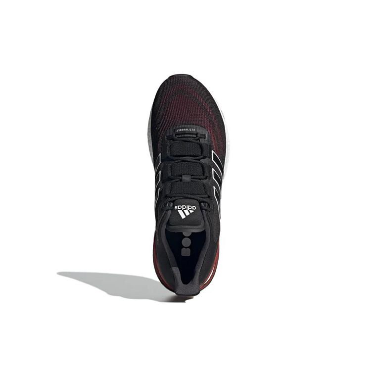 adidas Сверхтолстая подошва, защита от скручивания, износостойкая, дышащая, низкий верх, повседневные кроссовки для бега, мужские кроссовки, черные GY6594