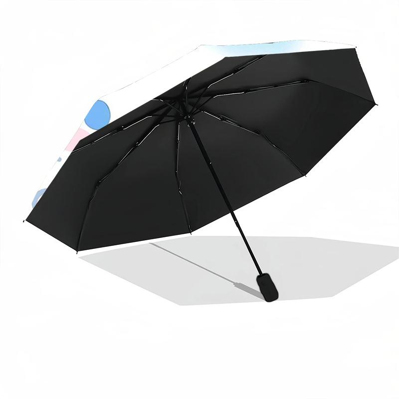 1pc Love Cinnamoroll Sanrio Automatic Folding Umbrella - 3 Folding Design, Vivid Cartoon Pattern, Suitable for Outdoor Activities, A Gift for Fans In