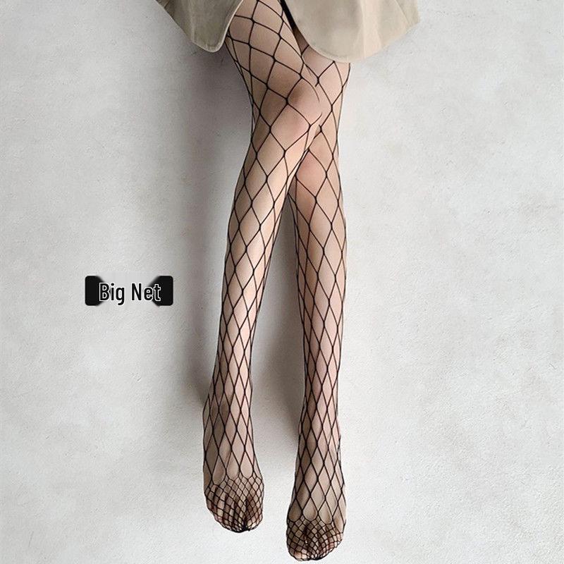 Белые кружевные чулки-сетка больших размеров, черные прозрачные колготки, сексуальные белые шелковые колготки для женщин