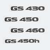 Chrome Black 3D Letters GS200t GS250 GS300 GS400 GS460 GS450h Emblem Car Trunk Logo Sticker Accessories For Lexus GS Series