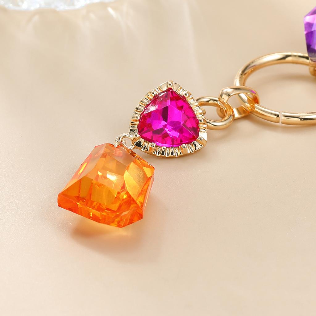 Висячие серьги с геометрическим кристаллом для женщин, винтажные подвески, ювелирные изделия, вечерние подарочные аксессуары