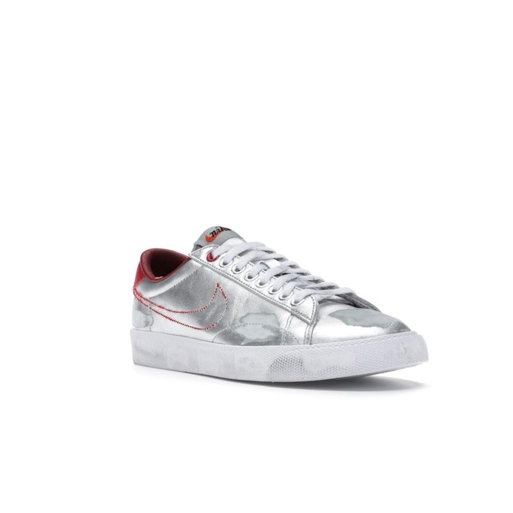 Nike Clot x Tennis Classic AC TZ Museum Edition Unisex Sneakers Silver Metallic-Silver White 515019-001