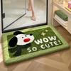 Bathroom Floor Mat, Special Absorbent Foot Mat for Bathroom, Quick-Drying Household Toilet Door Non-Slip Mat, Restroom Carpet
