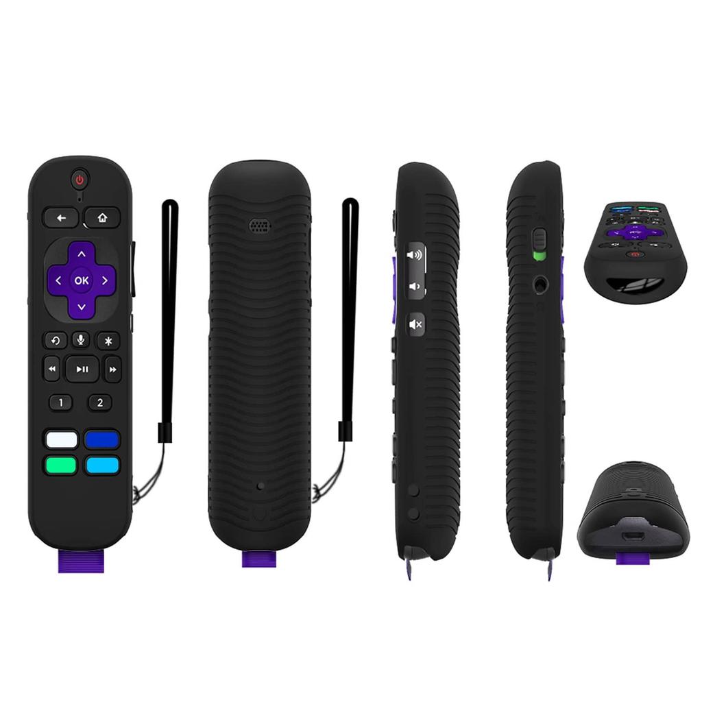 Силиконовый чехол для пульта ДУ 2021 TCL Roku Voice Remote Pro, водонепроницаемый, ударопрочный, универсальный
