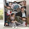 Фланелевое одеяло Kpop B-BTS Чон Чонгука, Ультрамягкое теплое плюшевое покрывало для дома, спальни, кровати, дивана, офиса, кемпинга, подарок