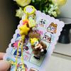 Bread Change Baby Cute Grain Keychain DIY Mobile Phone Chain Accessories Jasmine Pendant Cute Car Pendant