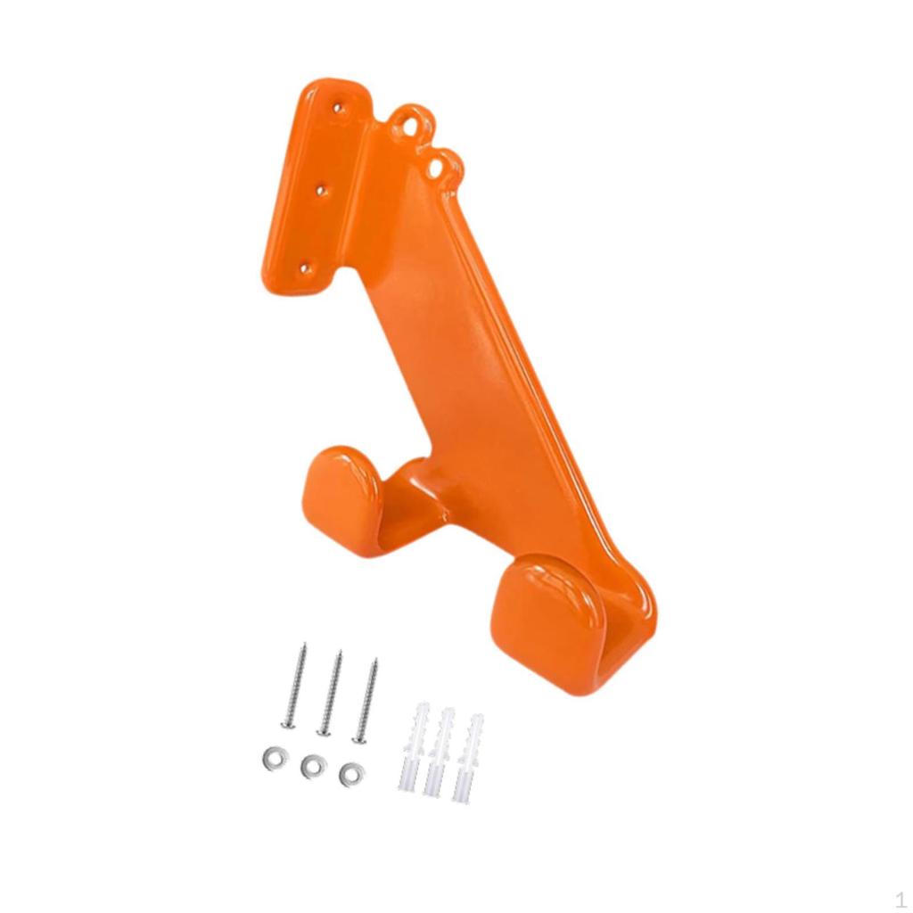 Chain Saw Wall Hanger Holder Chainsaw Bracket Tool Accessory Versatile Orange Power Tools Hook