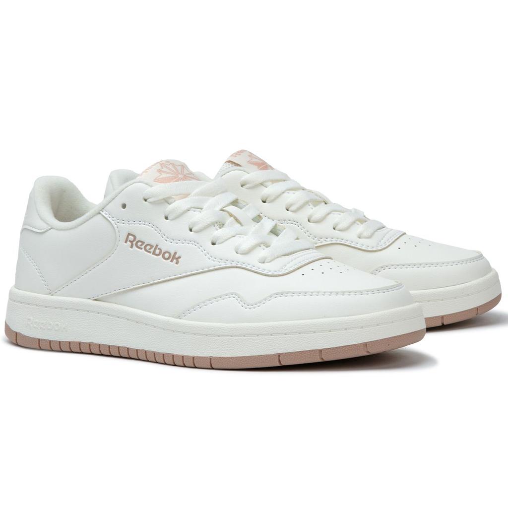 Reebok Court 1000 Trendy Versatile Low-Top Sneakers Unisex Sneakers White Pink 24FRC907U2GF3