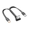 Универсальный кабель для зарядки 2 в 1 с несколькими портами USB на USB-C, шнур для быстрой зарядки с разъемами Type-C для телефонов