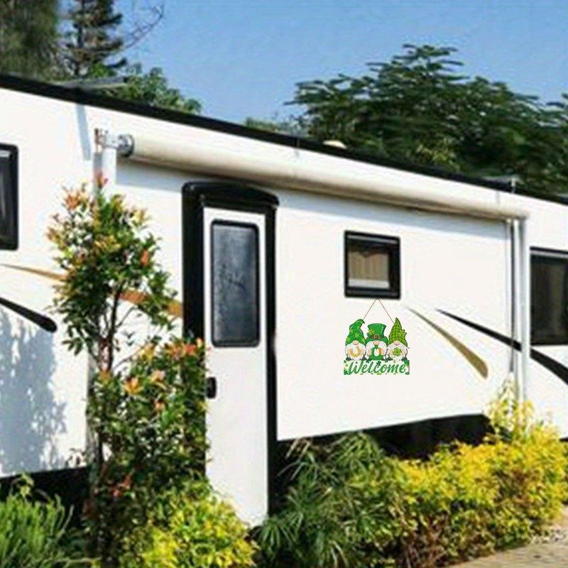 1 шт. День Святого Патрика Деревянный гном Приветственная табличка, Ирландский дом/В помещении/На улице Фермерский дом Веранда Автодом Настенный декор