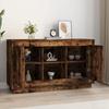VidaXL Buffet chêne fumé 102x35x60 cm bois d'ingénierie 831882