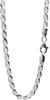 Silver 925 Cut French Rope Width Length Chain Beautiful [Shinjuku Ginnokura] Chain, Approx. 3.8mm, 45-70cm (45cm) Necklace, Women's, Men's, Simple,