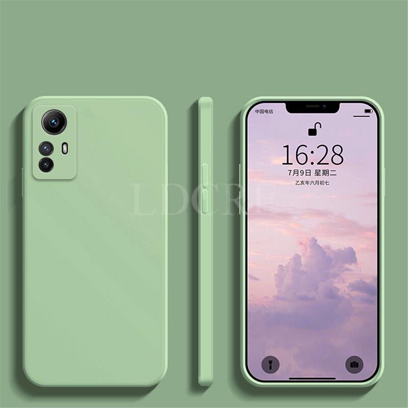 Для Xiaomi Redmi Note 12S Чехол Жидкий Силиконовый Чехол Redmi Note 12S Чехол TPU Fundas Защитный Чехол Redmi Note 12S Чехол