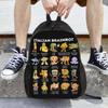 Типы итальянского мема про 'мозговую гниль' Классический рюкзак для улицы, школы, путешествий Ручной рисунок Daypack Мужской Женский Сумка через плечо для ноутбука