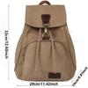 High Capacity Backpacks 2024 New Women's Outdoor Travel Canvas Bag Retro Trendy School Backpack for College Fashion Students