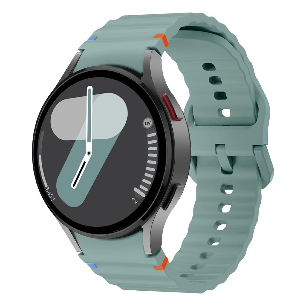 Спортивный ремешок для Samsung Galaxy watch 7/FE/4/5/6 classic/5 Pro 40 44 мм Без зазоров correa bracelet силиконовый ремень ремешки Galaxy watch 7