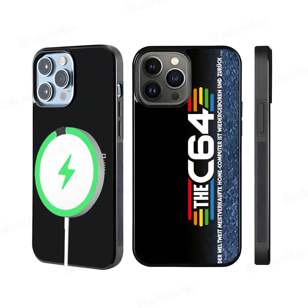C-Commodore 64 Phone Case For IPhone 17 Air 16 15 14 13 12 11 Pro Max Plus For Magsafe Wireless Charge Cover