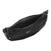 Nike Logo Zipper Nylon Shoulder Crossbody Bag Unisex Bags Black HQ4370010