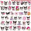 50 шт. Милые наклейки Kuromi Коллекция Водонепроницаемые ПВХ Наклейки Для DIY Декора Приключения