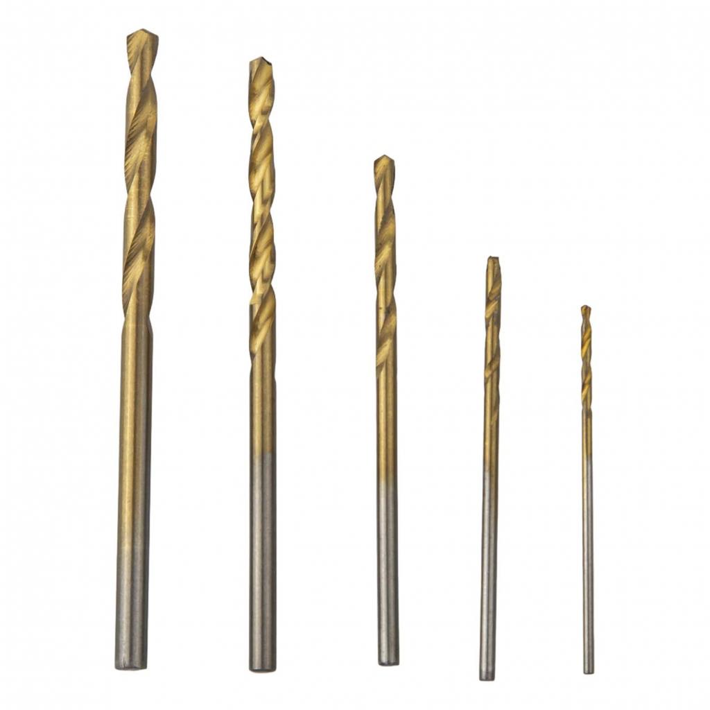 Малый набор сверл для металла, камня, дерева 50 шт. с 5 различными размерами