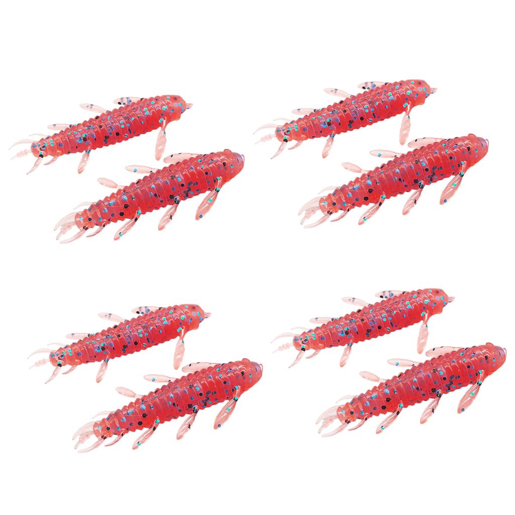 8 шт. Приманки для ловли рыбы Wacky Worms для ловли окуня, Wacky Rigs, Мягкие пластиковые приманки, Wacky Rigs, Мягкие черви, Wacky Rigs, Набор приманок-червей