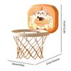 Cartoon Animal Baby Basketball Toy Set Scorable Scoreboard Mini Basketball Hoop  School Environment