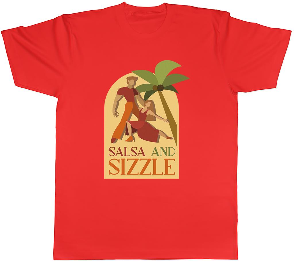 Salsa and Sizzle Unisexs TShirt Salsa Dancing Dancer Partner Tee Gift