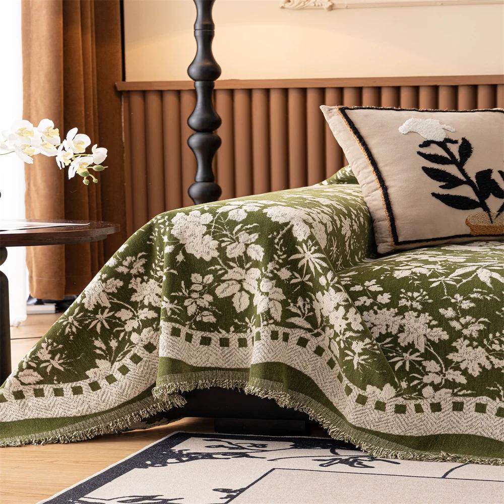 Мягкое восковое утолщенное полотенце для дивана, новое осенне-зимнее, цельное, противоскользящая чехол-ткань, полотенце