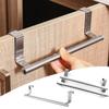 Extendable Storage Shelf Storage Rack Door Hook Cabinets Stainless Steel Towels Holder
