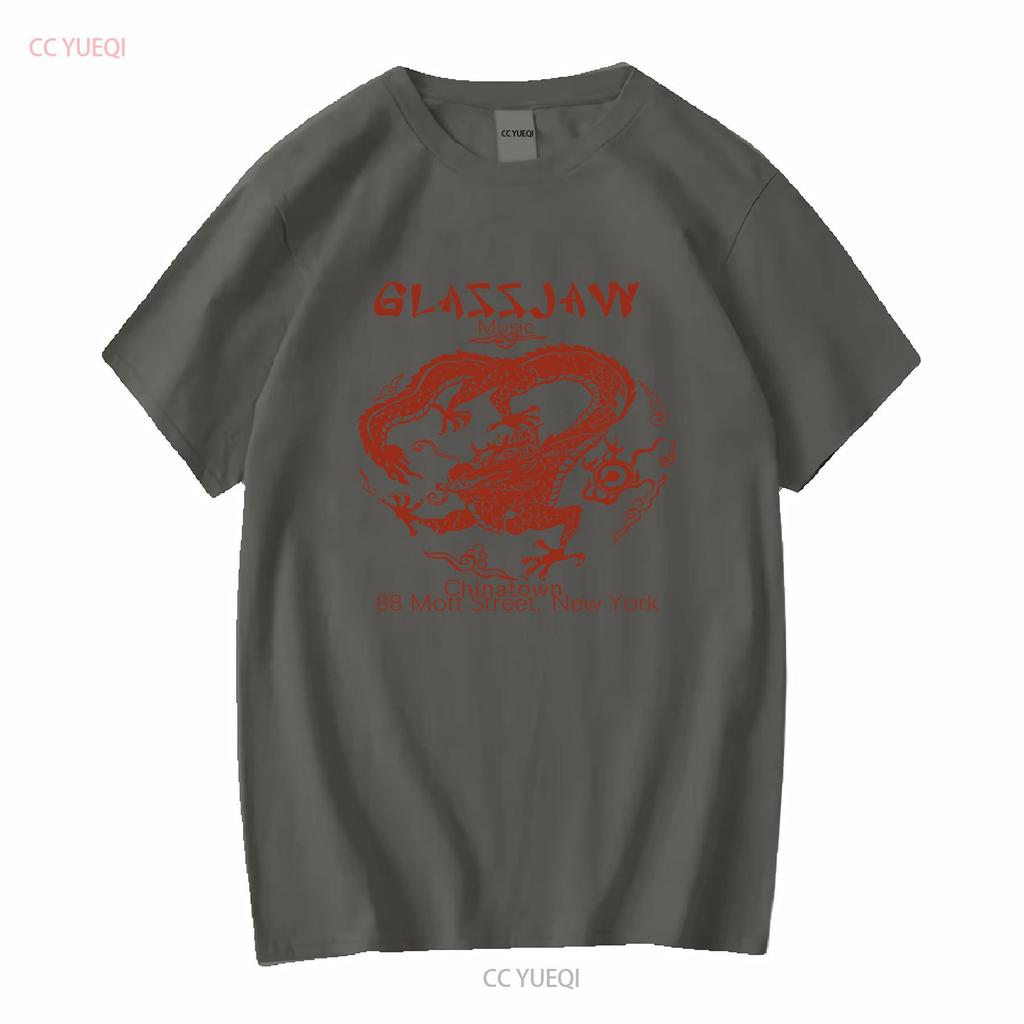 Glassjaw Band T Shirt Rare Vintage Washed Homme Breathable Streetwear Fashion Top For Everyday Wear Graphic Soft Versatile