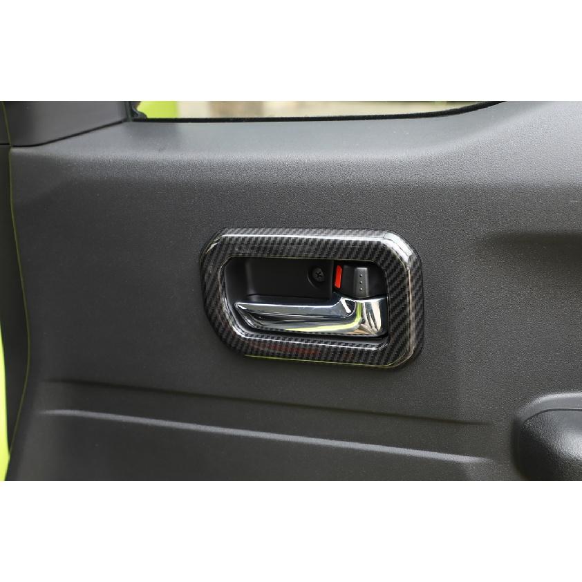 Внутренняя дверная ручка автомобиля, декоративная накладка, наклейки для Suzuki Jimny JB64 JB74 2022 2023, интерьер