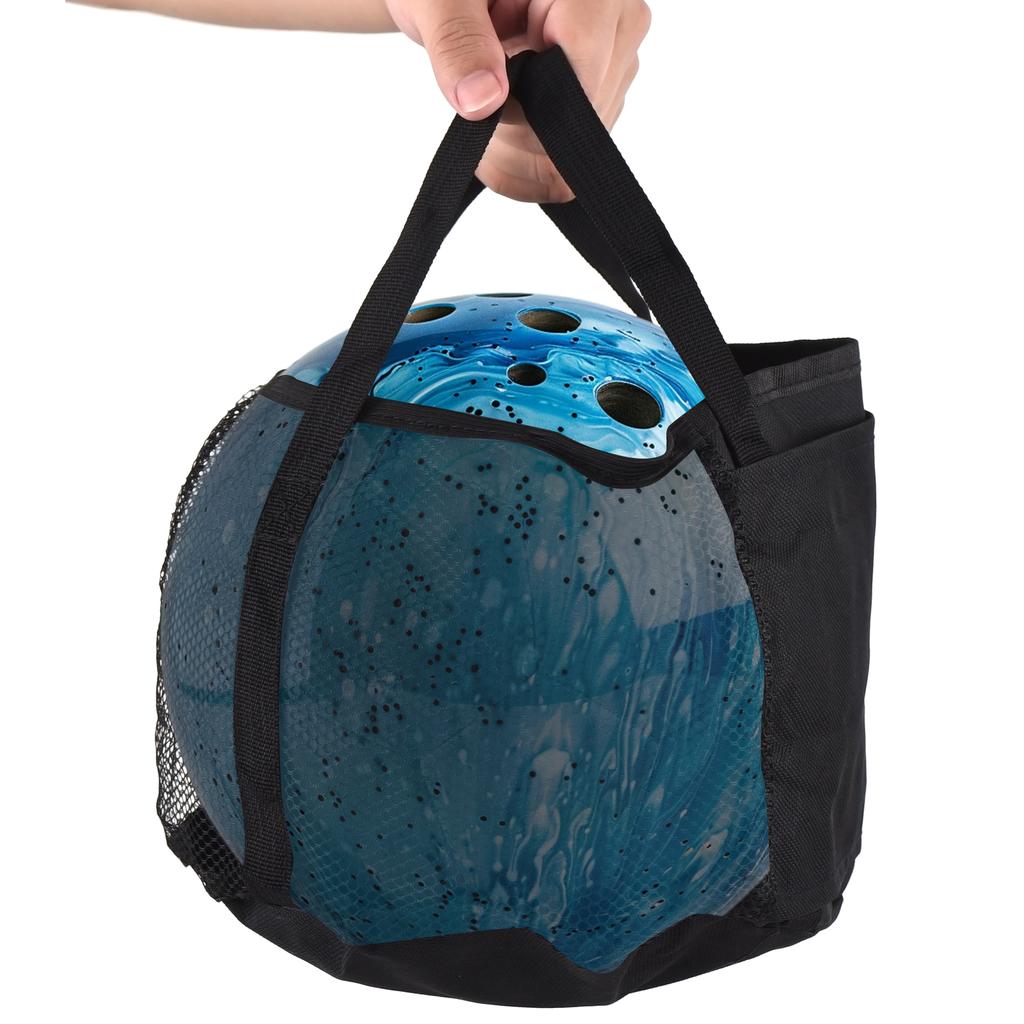 Одинарная сумка для боулинга, сетчатая спортивная сумка, сумка для переноски шаров для боулинга