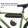 Large Capacity Bicycle Frame Bag Nylon Bike Storage Bag Durable Bike Under Tube Bag  Daily Riding