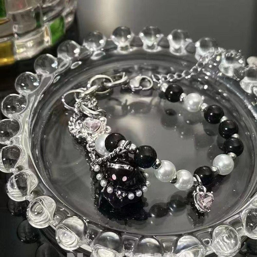 Сплав эластичные браслеты из бисера Призрачный готический браслет милый браслет на Хэллоуин для женщин