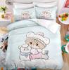 Kawaii MIKKO Bedding Sets Comforter Quilt Bed Cover Duvet Cover Pillow Case 2-3 Pieces Sets Kids Adult Size Cartoon Decoration