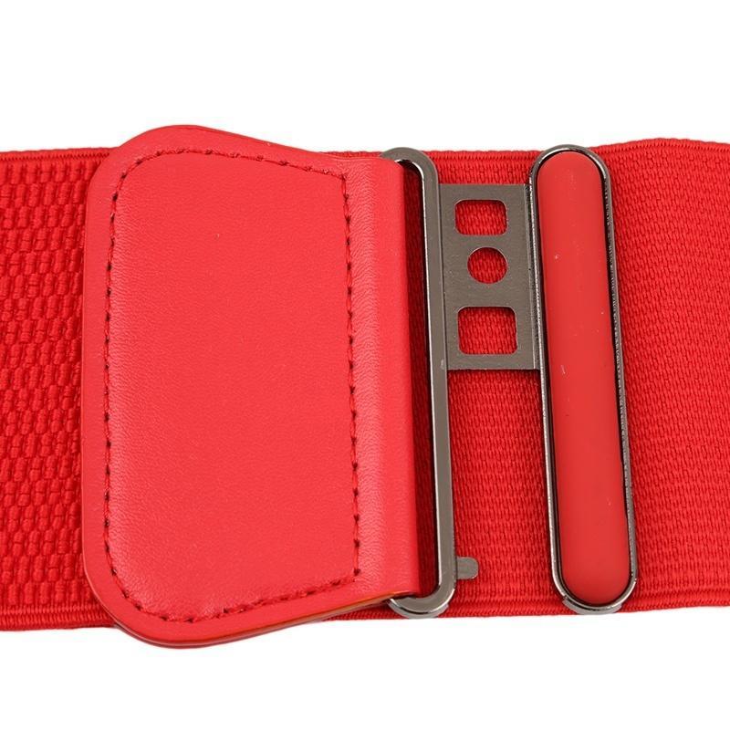 Модный женский женский ремень из искусственной кожи с широкой эластичной пряжкой и тонким поясным ремнем