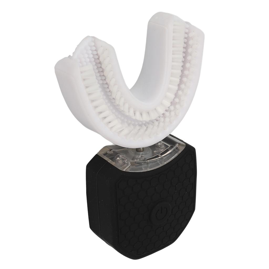 Sonic U Shaped Toothbrushes Automatic Cordless Rechargeable IPX7 Waterproof Blue LED Whitening