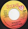 7-дюймовая пластинка SPRAGGA BENZ / NESBETH - Move Up A Gal / Tek Wey U Self    NONE Stone Love Musi Ямайка Регги, Ска и Даб Б/У