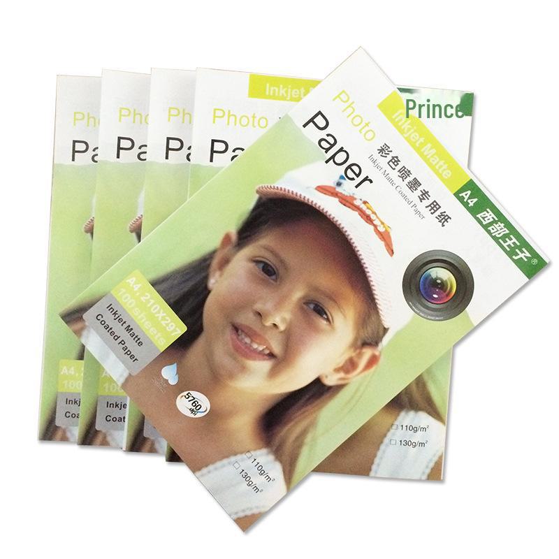 Матовая и глянцевая бумага для струйной печати формата A3/A4 – односторонняя 110 г/130 г, двусторонняя 120 г/140 г