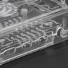 Корпус для 4-х плат Raspberry Pi Model B из АБС-пластика, система охлаждения для микрокомпьютера, с противоскользящим ковриком