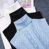 Winter Warm Turtleneck False Collar for Womens Stand Knitted Fake Collar Sweater Shirt Detachable Collar Muffler Nep Kraagje