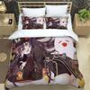 Exquisite 3D Cartoon Genshin Impact Wallpaper Anime Digital Printing Bedding Set Duvet Cover Comforter Bed Kids Girl Boys Gift
