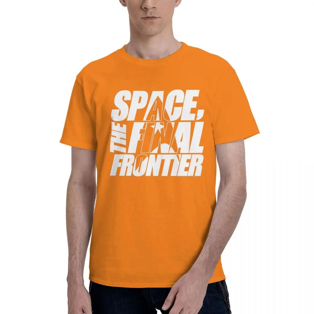 Футболка с принтом Space Stars Treker для мужчин, хип-хоп, хлопковые топы с коротким рукавом для мужчин, подарочная футболка