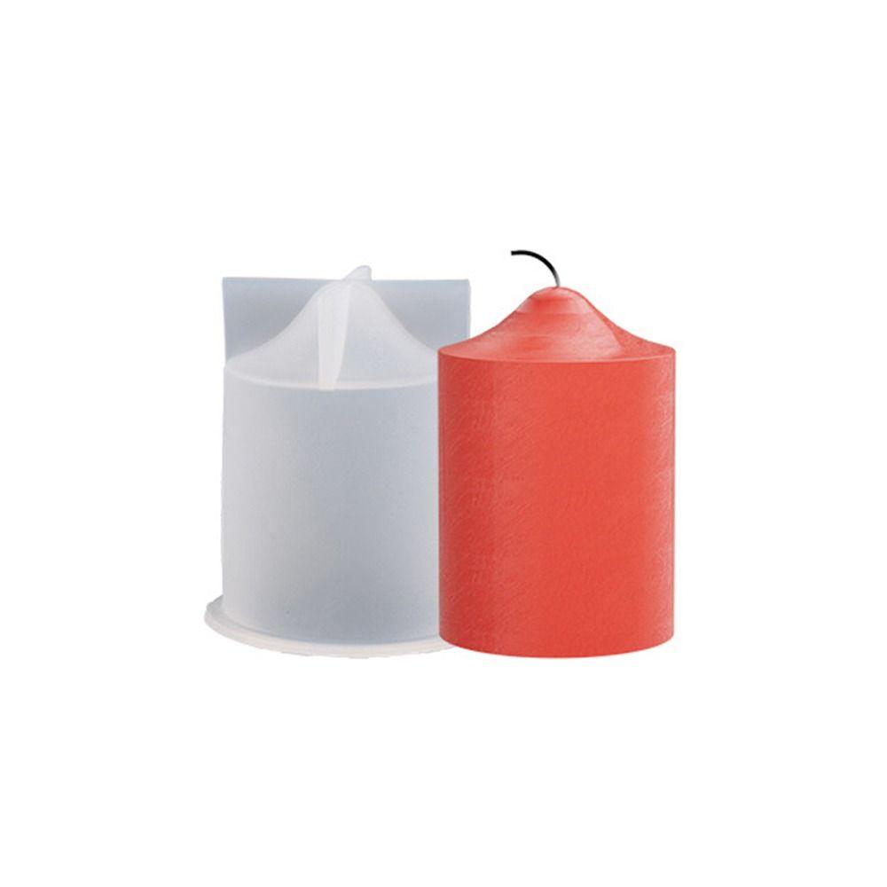DIY Craft Handmade Clay Tools Cake Resin Molds Candle Mould 3D Art Wax Mold Cylinder Candle Mold