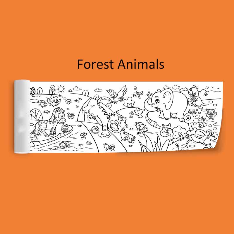 30*89 см детские граффити свитки очень длинные детский сад детские цветные рулоны инструмент для рисования бумажные развивающие игрушки