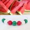Креативные ювелирные изделия аксессуары ожерелье круглый брелок свободные разделительные бусины 5 шт заколка для волос 16 мм зеленый красный DIY для браслетов веревка для волос деревянная