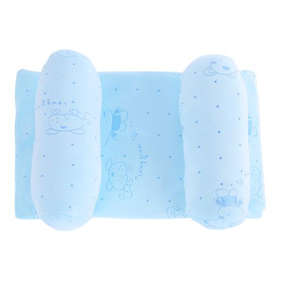 Мягкие детские подушки Регулируемый детский подголовник Подушка для сна младенца для поддержки шеи Защита головы Предотвращение плоской головы Перекатывание